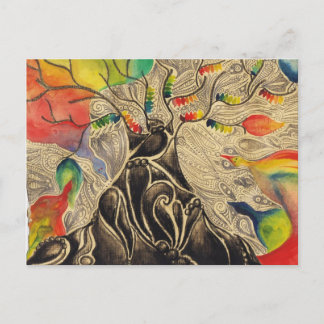 Tree of life postcard