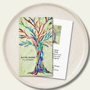 Tree of Life Professional Green Business Card