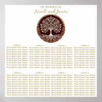 Tree of Life Rustic Dark Red Celtic Seating