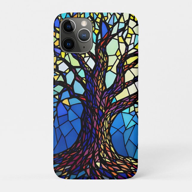Tree of Life Shattered Glass Mosaic Case-Mate iPhone Case (Back)