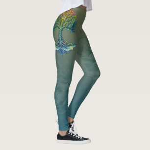 Tree of Life Shifting Dawn Leggings