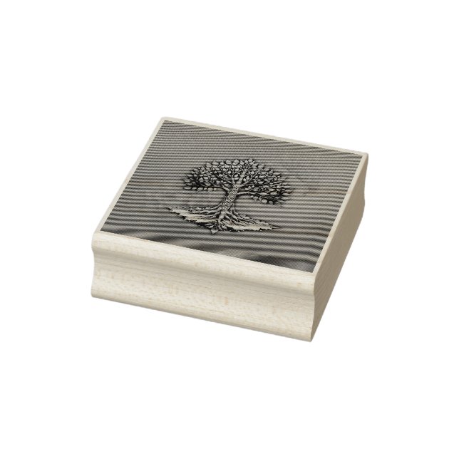 Tree of Life Shifting Dawn  Rubber Stamp (Stamp)