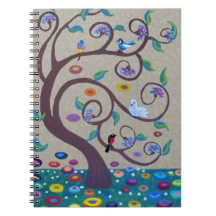 Tree of life spiral notebook