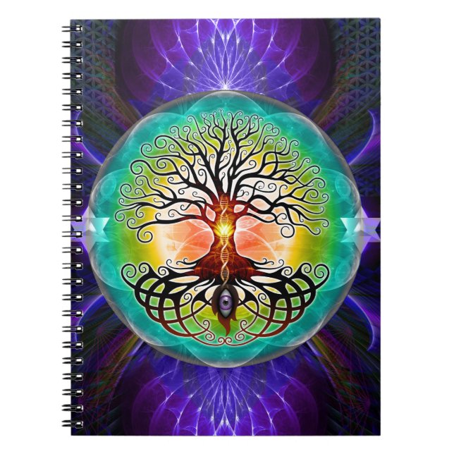 Tree Of Life Spiral Notebook (Front)