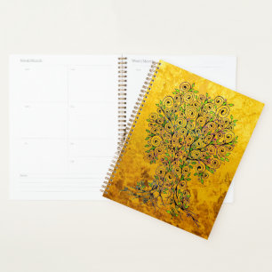 Tree Of Life - Spirals Leaves Fruits 1 Planner