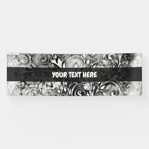 Tree Of Life - Spirals Leaves Grunge Style 1 Banner