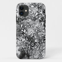 Tree Of Life - Spirals Leaves Grunge Style 1