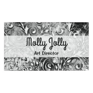 Tree Of Life - Spirals Leaves Grunge Style 1 Name Tag