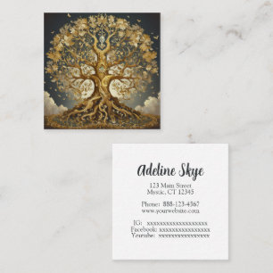 Tree of Life Square Business Card