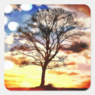 Tree Of Life Square Sticker