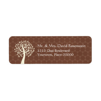 Tree of Life Star of David Pattern Bar-Bat Mitzvah