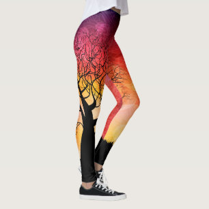 Tree of Life Sunset Leggings