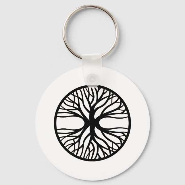 Tree Of Life Tattoo Key Ring (Front)
