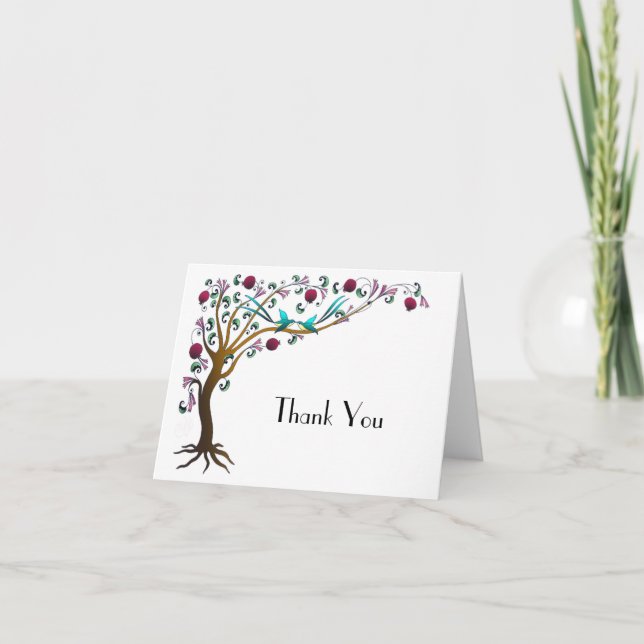 tree of life- Thank You Card (Front)