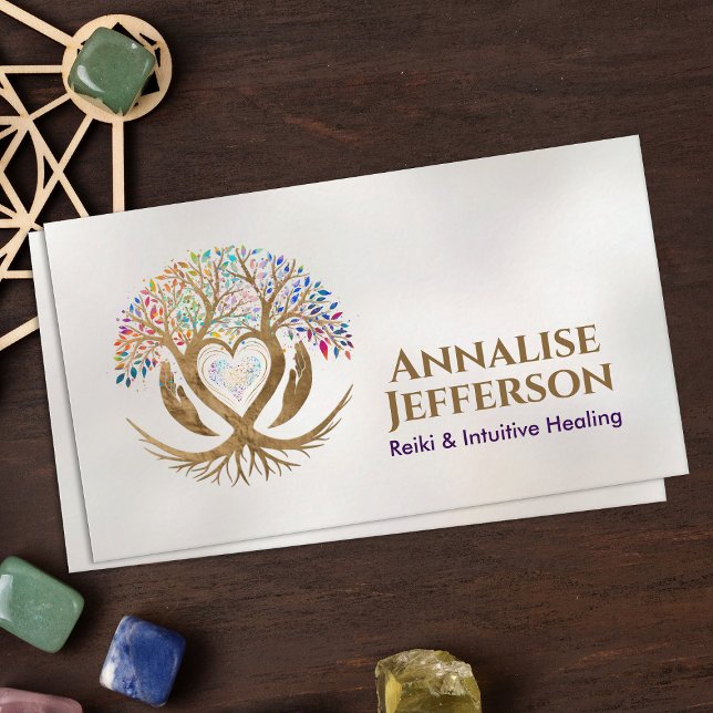 Tree of life - The Healer's Embrace Business Card (Creator Uploaded)