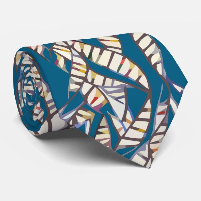 Tree of Life Tie (Rolled)