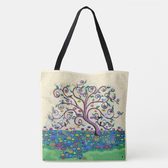 Tree of Life Tote Bag (Back)