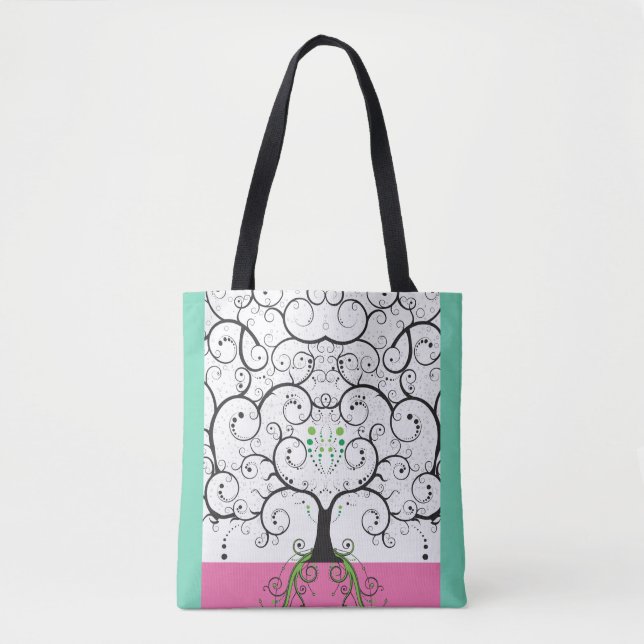 Tree of Life Tote Bag Everyday Bag reusable chic (Front)