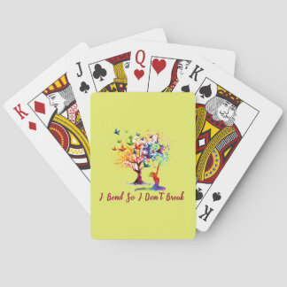 Tree of life, tree, butterfly playing cards