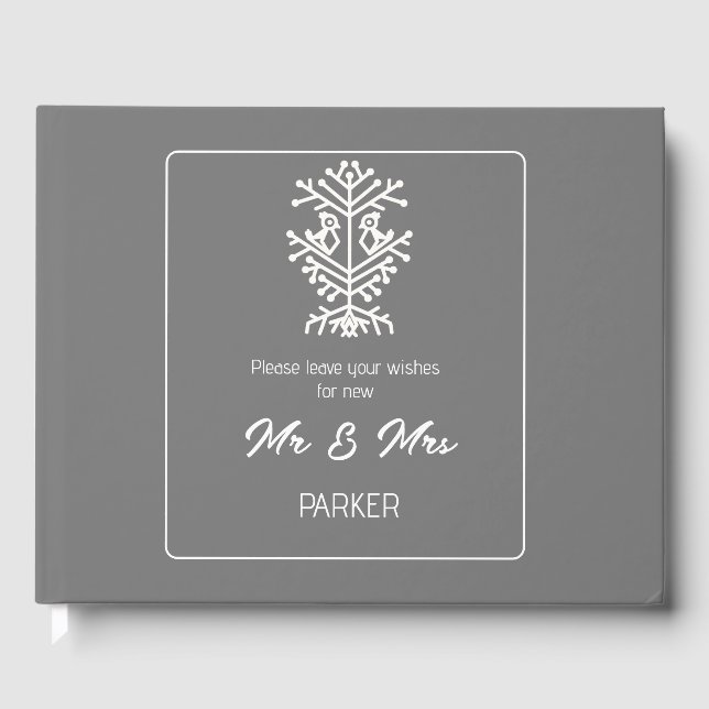 Tree of Life Wedding Guest Book (Front)