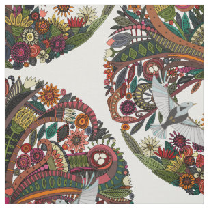 tree of life white fabric