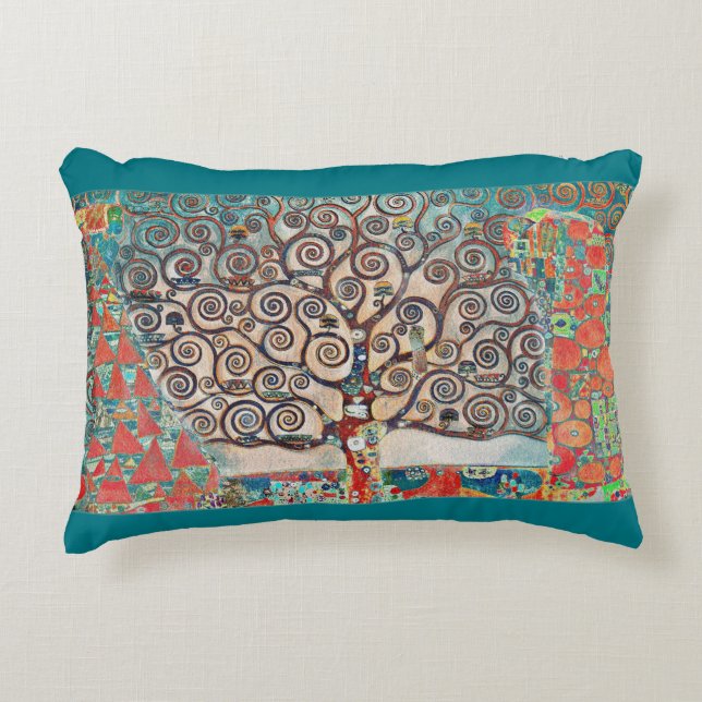 Tree of Life with Birds Decorative Cushion (Front)