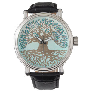 Tree of Life - Yggdrasil - Gentle blue Watch