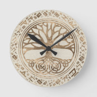 Tree of life -Yggdrasil Runic Pattern