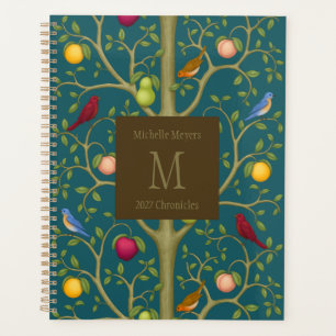 Tree of Living Treasures Monogrammed 8.5x11 Planner