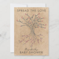 Tree of Love Meaningful Personalised Baby Shower