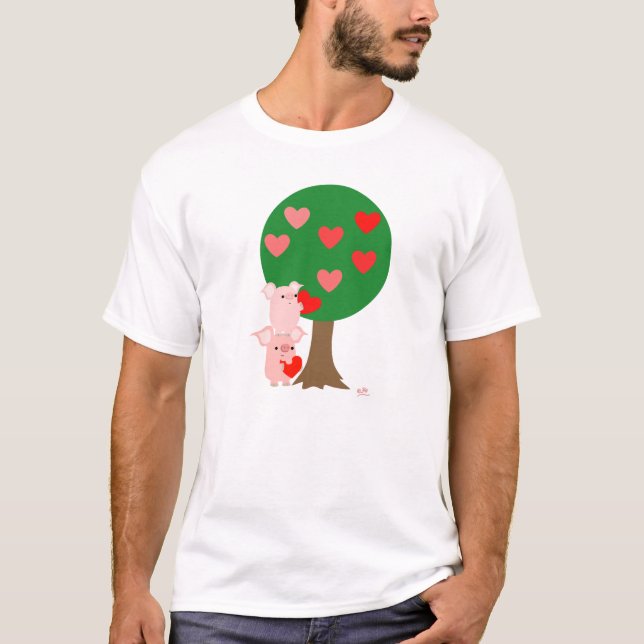 Tree of Love simple T-Shirt (design on the front) (Front)