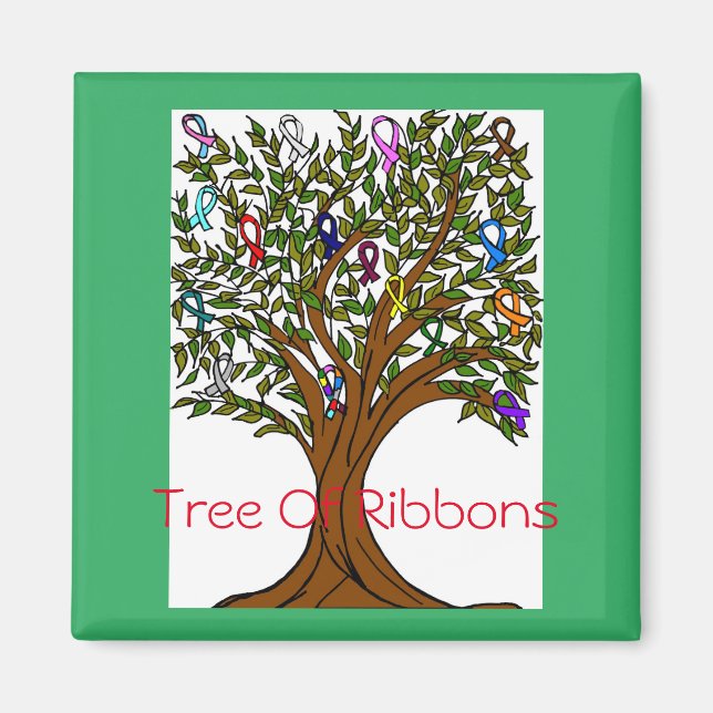 Tree of Ribbons Magnet (Front)