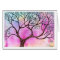 Tree on Vellum with Watercolor Background