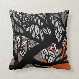 Tree (orange) cushion