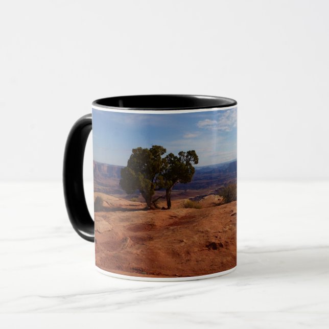 Tree Out of Red Rocks I at Canyonlands Mug (Front Left)