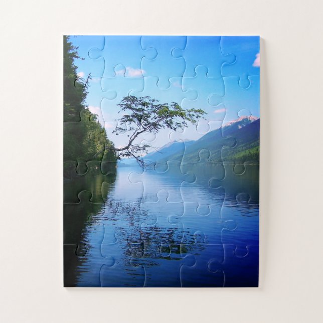 Tree Over Water Jigsaw Puzzle (Vertical)
