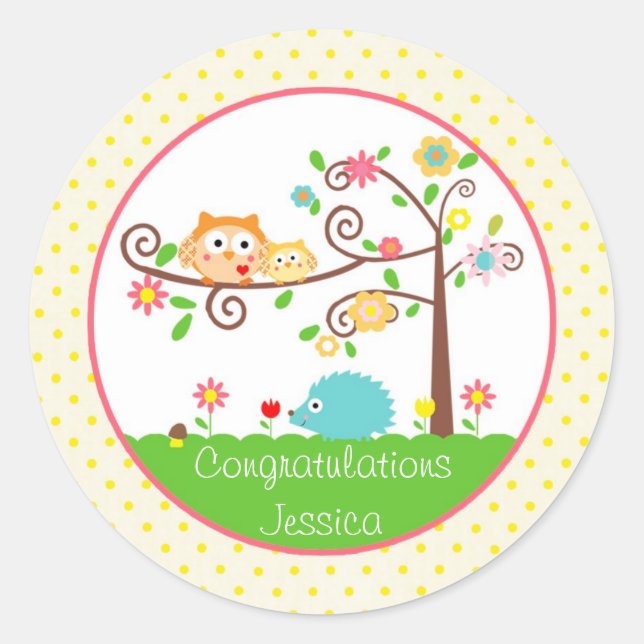 Tree Owl Stickers (Front)