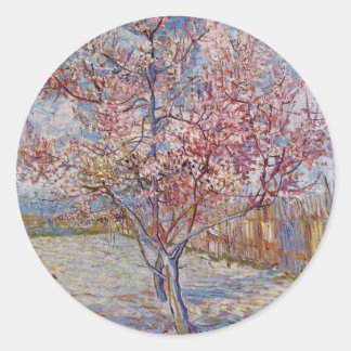 Tree Painting by Vincent Van Gogh Classic Round Sticker