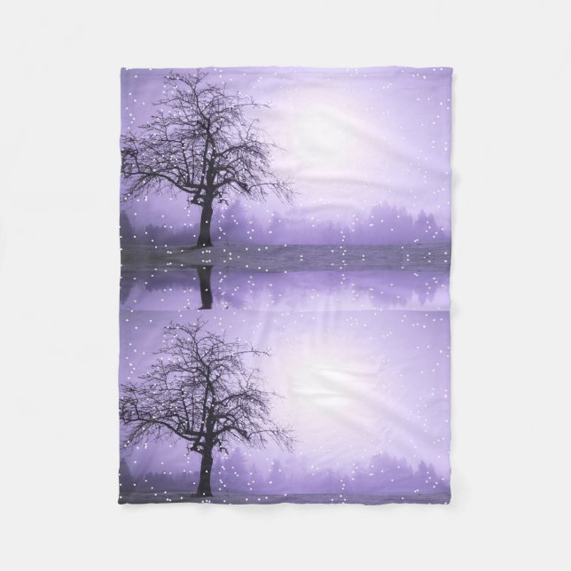 Tree Personalise Anniversaries Destiny Destiny'S Fleece Blanket (Front)