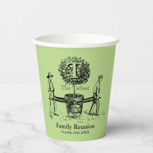 Tree Personalised Family Reunion Paper cup 2