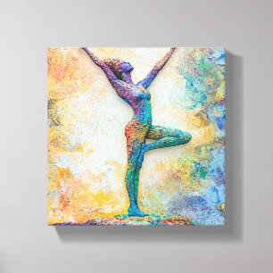 Tree Pose Canvas Art