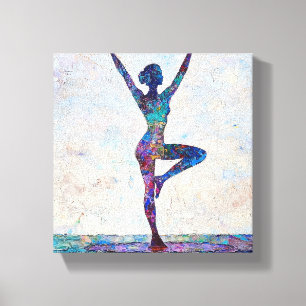 Tree Pose Canvas Print