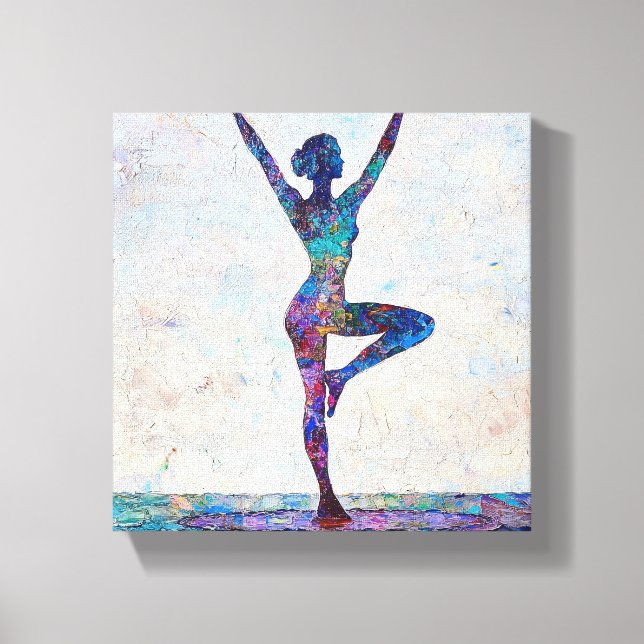 Tree Pose Canvas Print (Front)