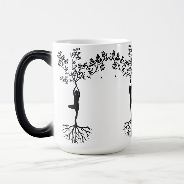 Tree pose yoga mug (Left)