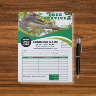 Tree Removal Service Invoice Estimate Template Notepad