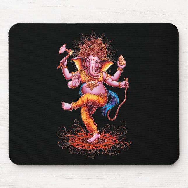 Tree Rex Christmas Costume T-rex Dinosaur Xmas Lig Mouse Pad (Front)