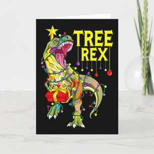Tree Rex! Funny Christmas Paleontologist Card