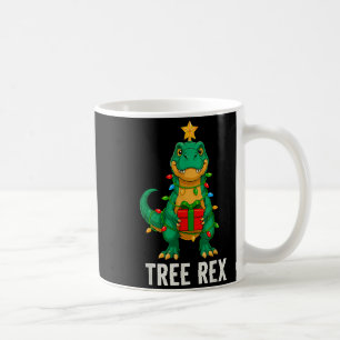 Tree Rex Funny Dinosaur Christmas Coffee Mug