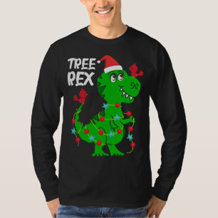 Tree Rex. Funny Dinosaur Gift Cute Dino Christmas  T-Shirt