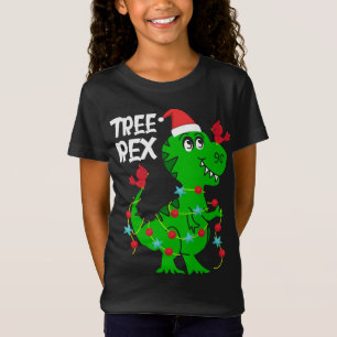 Tree Rex. Funny Dinosaur Gift Cute Dino Christmas  T-Shirt